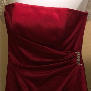 Floor length ball gown